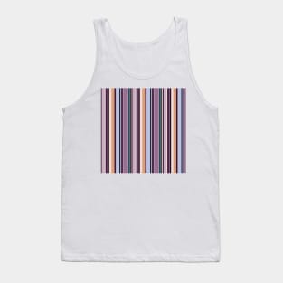 Vertical stripes in harmony of blue and purple color Tank Top